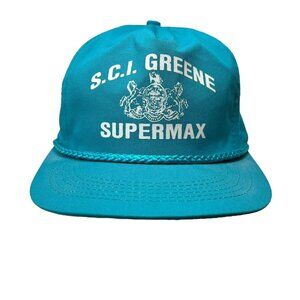 SCI Greene DOC Supermax Prison Vintage Trucker Snapback Hat Cap Dept Corrections